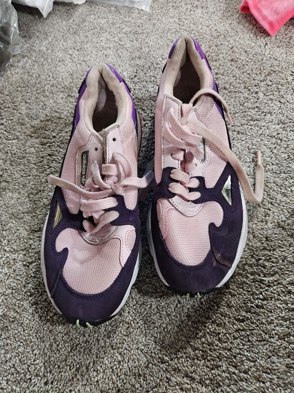 adidas Pink & Purple Athletic Sneakers